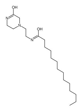 N-[2-(3-oxopiperazin-1-yl)ethyl]tetradecanamide Structure