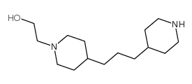 1-Piperidineethanol,4-[3-(4-piperidinyl)propyl]- structure