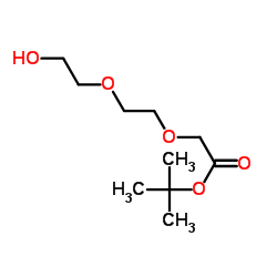 Hydroxy-PEG2-CH2-Boc结构式