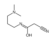 2-cyano-N-[3-(dimethylamino)propyl]acetamide Structure