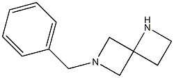 6-benzyl-1,6-diazaspiro[3.3]heptane结构式