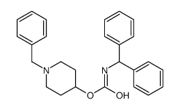 (1-benzylpiperidin-4-yl) N-benzhydrylcarbamate Structure