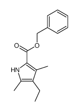 benzyl 4-ethyl-3,5-dimethylpyrrole-2-carboxylate结构式