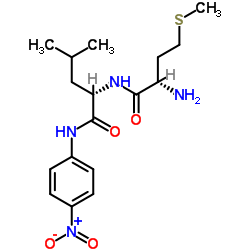 H-Met-Leu-pNA结构式