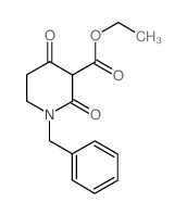 Ethyl 1-benzyl-2,4-dioxopiperidine-3-carboxylate结构式