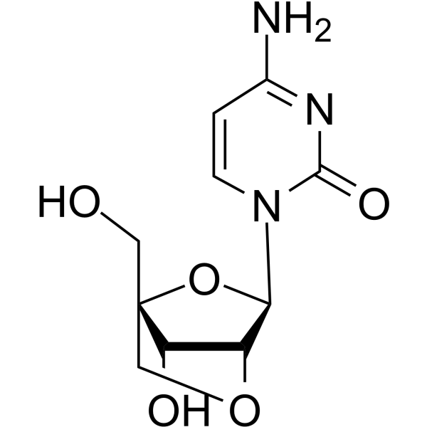 2'-O,4'-C-Methylenecytidine Structure