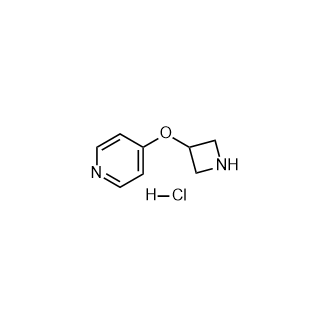 4-(Azetidin-3-yloxy)pyridinehydrochloride structure