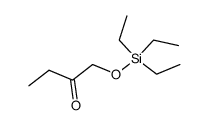 1-((triethylsilyl)oxy)butan-2-one Structure