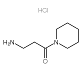 3-AMINO-1-PIPERIDIN-4-YL-PROPAN-1-ONE HYDROCHLORIDE structure