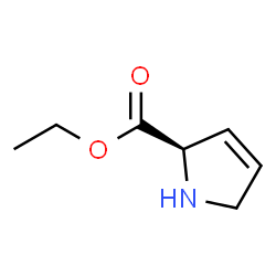 1H-Pyrrole-2-carboxylicacid,2,5-dihydro-,ethylester,(2R)-(9CI) Structure