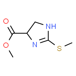 1H-Imidazole-4-carboxylic acid,4,5-dihydro-2-(methylthio)-,methyl ester (9CI) structure