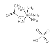 Ruthenium(2+), (acetato)pentaammine-, diperchlorate (8CI) Structure