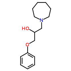 1-(1-Azepanyl)-3-phenoxy-2-propanol Structure