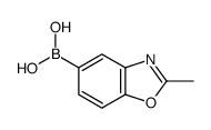 (2-Methylbenzo[d]oxazol-5-yl)boronic acid structure