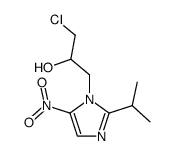 1-chloro-3-(2-isopropyl-5-nitro-imidazol-1-yl)-propan-2-ol Structure