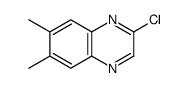 2-chloro-6,7-dimethylquinoxaline结构式