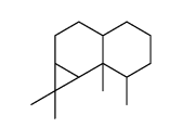 1,1,7,7a-tetramethyl-2,3,3a,4,5,6,7,7b-octahydro-1aH-cyclopropa[a]naphthalene结构式