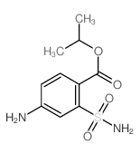 Benzoic acid,4-amino-2-(aminosulfonyl)-, 1-methylethyl ester结构式