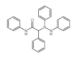 Benzeneacetamide, a-(1,2-diphenylhydrazinyl)-N-phenyl- Structure