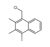 1-chloromethyl-2,3,4-trimethyl-naphthalene Structure