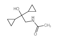 N-(2,2-dicyclopropyl-2-hydroxy-ethyl)acetamide Structure