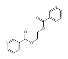 NICOTINIC ACID, ETHYLENE ESTER结构式