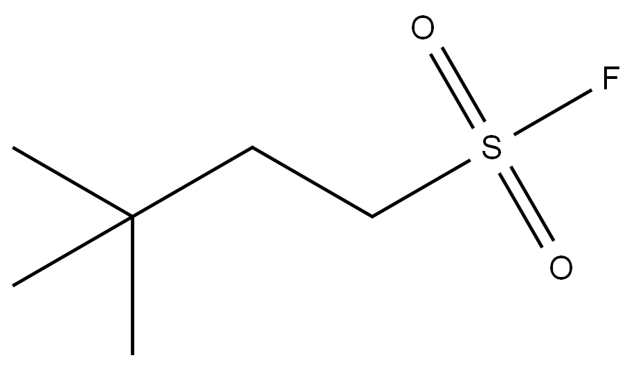 3,3-dimethylbutane-1-sulfonyl fluoride结构式