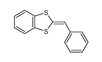 2-benzylidene-benzo[1,3]dithiole结构式