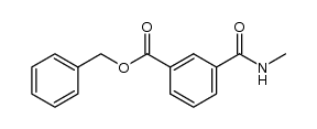 isophthalamic acid methyl benzyl diester Structure