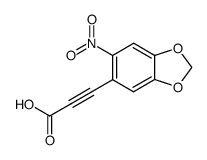 (6-nitro-benzo[1,3]dioxol-5-yl)-propiolic acid Structure