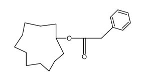 cyclododecyl 2-phenylacetate Structure