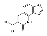 2-oxo-1,2-dihydrofuro[2,3-h]quinoline-3-carboxylic acid结构式