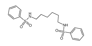 N,N'-dibenzenesulfonyl-1,6-diaminohexane Structure