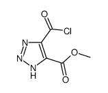 methyl 5-carbonochloridoyl-2H-triazole-4-carboxylate Structure