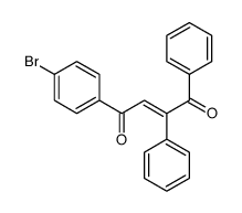 4-(4-bromophenyl)-1,2-diphenylbut-2-ene-1,4-dione Structure