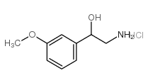 2-AMINO-1-(3-METHOXY-PHENYL)-ETHANOL HCL structure