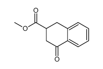 Methyl 4-oxo-1,2,3,4-tetrahydronaphthalene-2-carboxylate structure