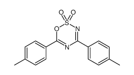 4,6-bis(4-methylphenyl)-1,2,3,5-oxathiadiazine 2,2-dioxide Structure