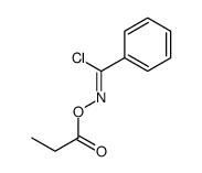 [[chloro(phenyl)methylidene]amino] propanoate Structure