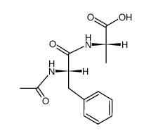 Ac-L-Phe-L-AlaOH Structure