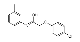 2-(4-chlorophenoxy)-N-(3-methylphenyl)acetamide Structure