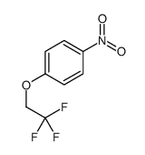 1-硝基-4-(2,2,2-三氟乙氧基)苯结构式