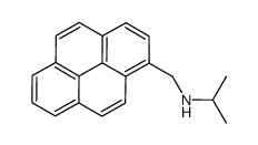 N-(pyren-1-ylmethyl)propan-2-amine结构式