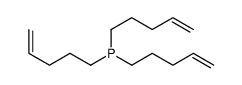 tris(pent-4-enyl)phosphane Structure