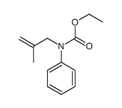 ethyl N-(2-methylprop-2-enyl)-N-phenylcarbamate Structure