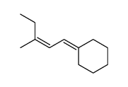 (Z)-3-Methylpent-2-enylidencyclohexan结构式