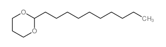 1,3-Dioxane, 2-decyl- Structure