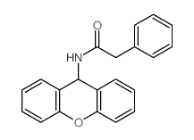 2-phenyl-N-(9H-xanthen-9-yl)acetamide Structure