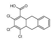 2,3,4-trichloro-4a,9,9a,10-tetrahydroanthracene-1-carboxylic acid Structure