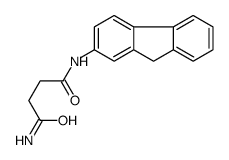 N'-(9H-fluoren-2-yl)butanediamide结构式